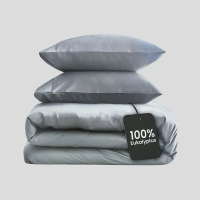 Salteviio® - Bettwäsche Set Eukalyptus Lyocell - Gentle Grey