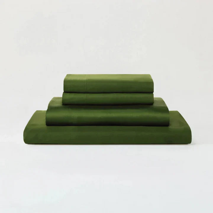 Salteviio® - Spannbettlaken Eukalyptus Lyocell - Olive Green