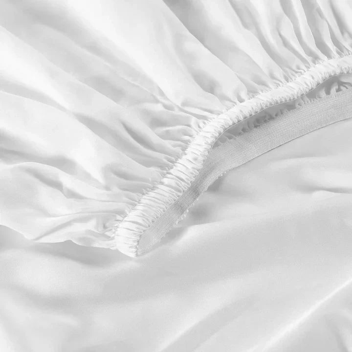 Salteviio® - Spannbettlaken Eukalyptus Lyocell - Shiny White